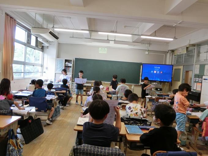 2年生 テスト返し