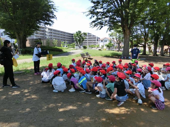 1年生 公園に到着