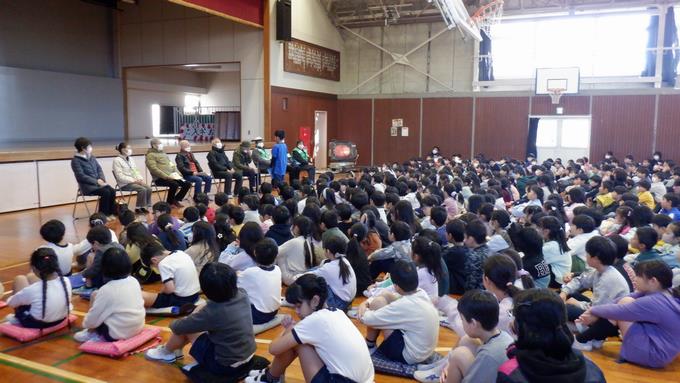 児童代表お礼の言葉