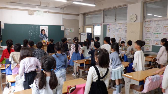 あいさつの練習