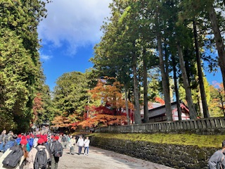 １日目　東照宮近く