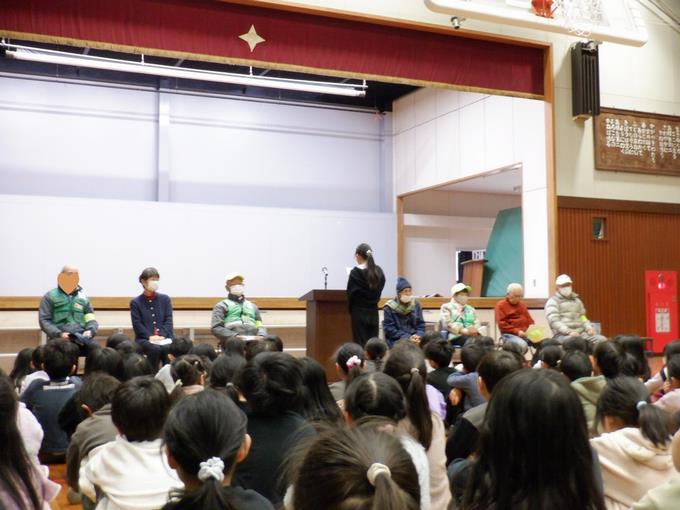 児童代表の言葉