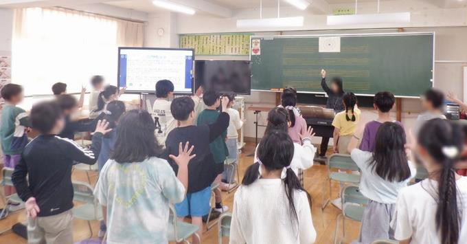 5年生音楽の授業
