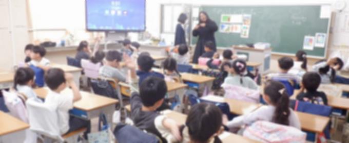 1年生とALTの先生