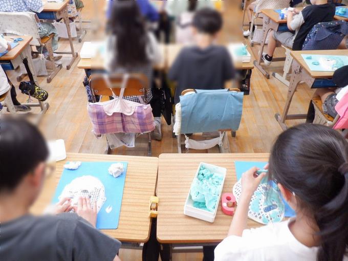 4年生の「ばか面」作り