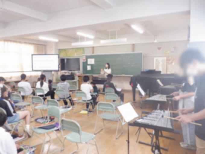 6年生の音楽　グロッケンに挑戦