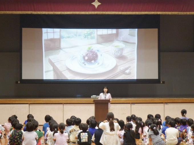 全校朝会　校長より