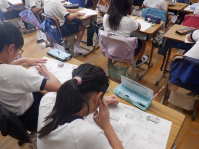 ３年生社会　ごみ処理について