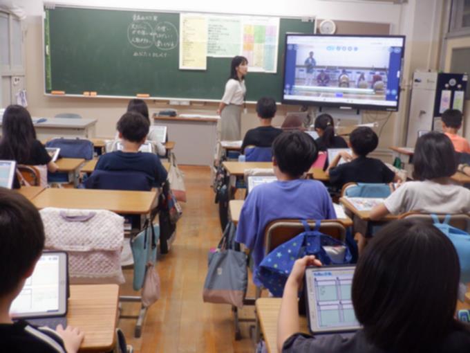 ４年生音楽　学習の様子