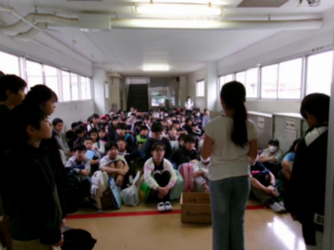 5年生校外学習　出発式
