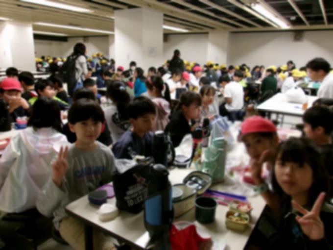 5年生校外学習　昼食