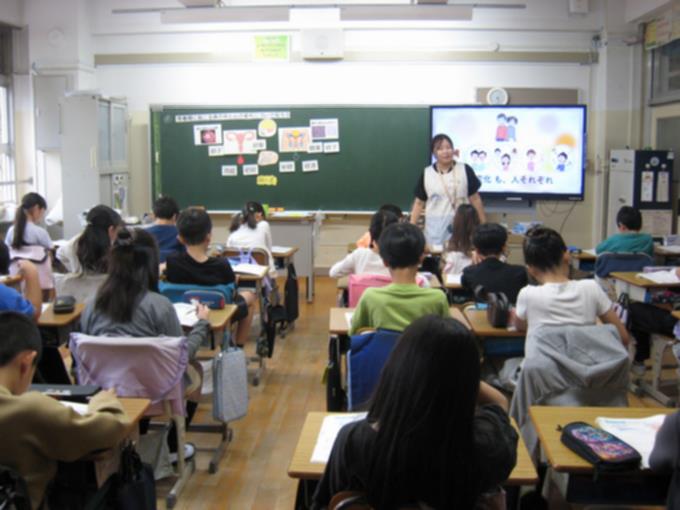 4年生　養護教の保健学習