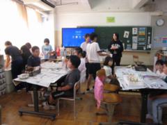 4組 合同作品展の制作
