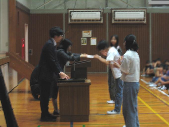 表彰の様子