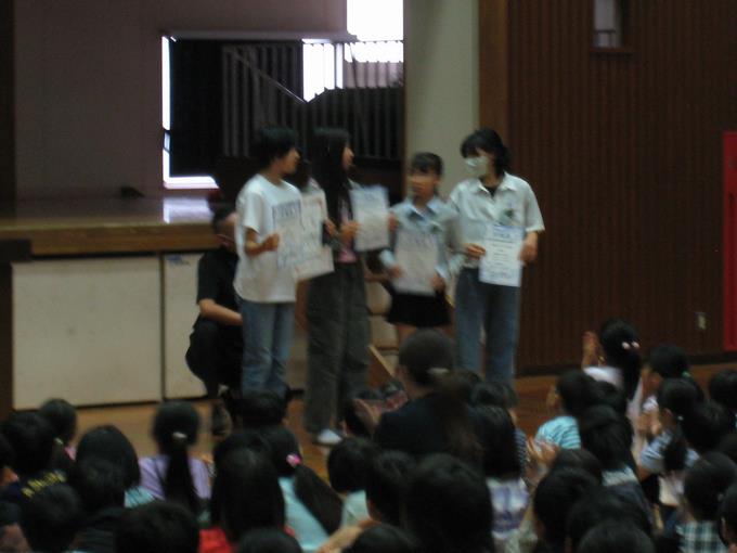 市民陸上大会のリレーで入賞しました