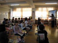 3年生 音楽 手遊び歌で拍の流れを学習