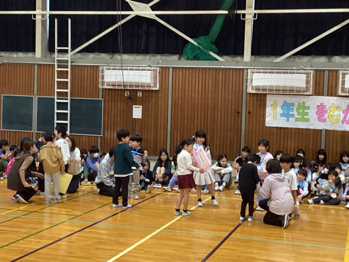 1年生へプレゼント