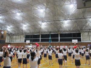 運動会練習(5,6年)①