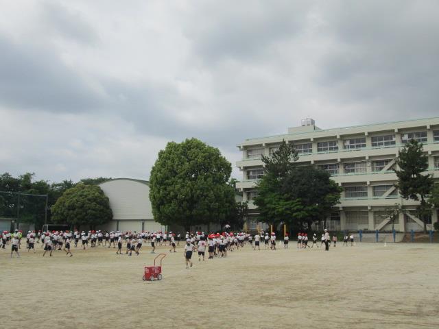 運動会練習・3,4年生①