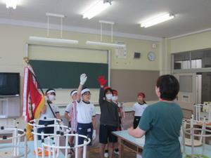 応援・開閉会式の練習②