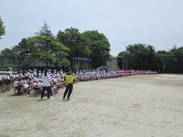 運動会全体練習①