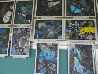 夢アート展の作品・時空を超えて(6年③)