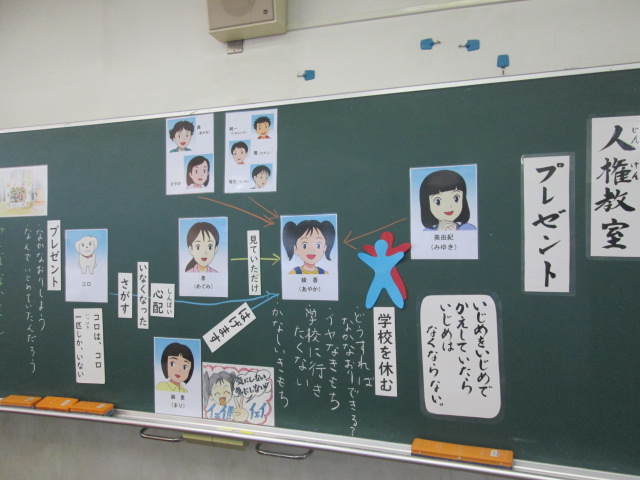 丁寧にまとめられた黒板