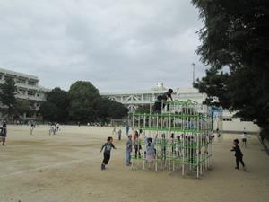 のびのび休みの校庭②