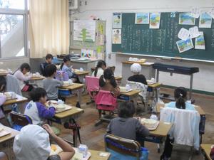 給食中の1年生③