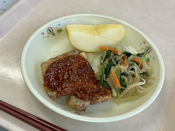 ヤンニョムチキン・ナムル