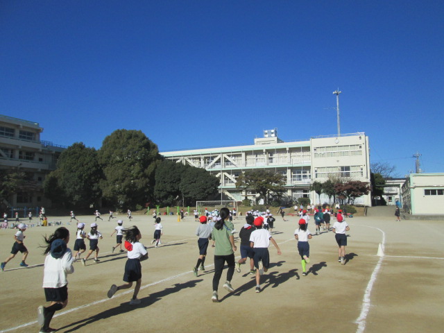 体力づくりマラソン(1,4年生)