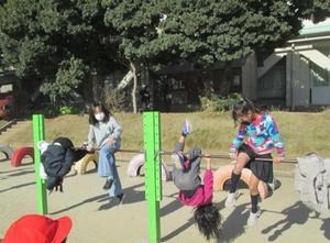 げんき休みの校庭①