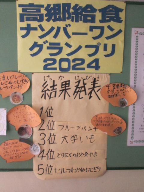 給食グランプリ(2位)