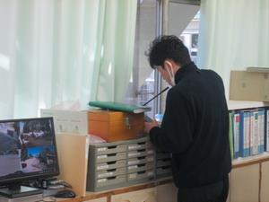 休み時間の過ごし方について放送中