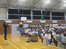 5月朝会(校歌)