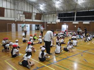 リレーの練習(並び方)②