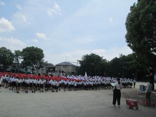 開会式(整列)