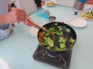 野菜の油炒め(6年②)
