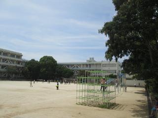のびのび休みの校庭③