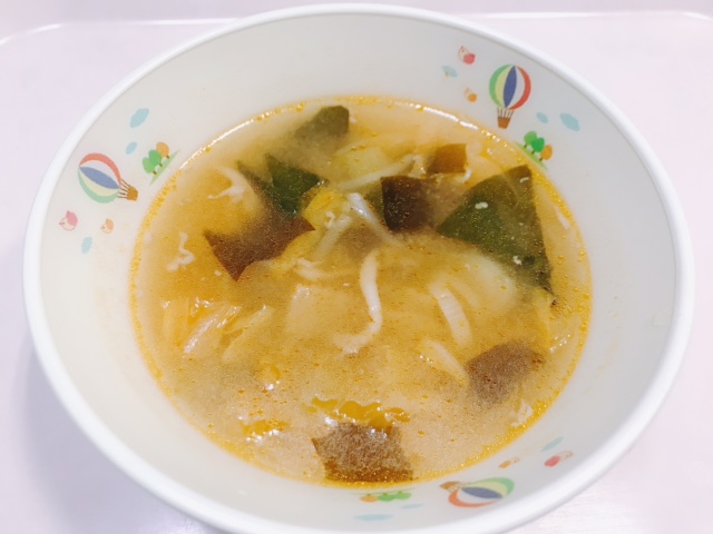 キムチ鍋風味噌汁