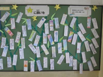 3年生の掲示板