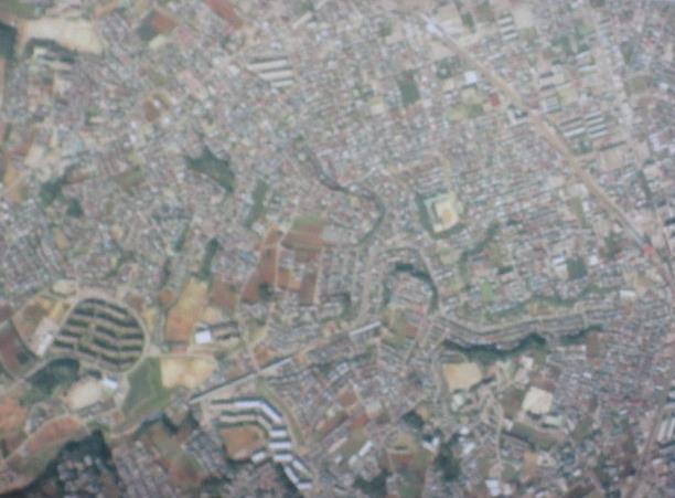 学校周辺の航空写真（現在）