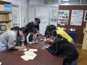 ユニセフ募金集計中（計画委員）