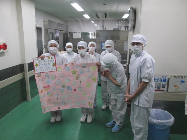 感謝状贈呈(給食委員会)③