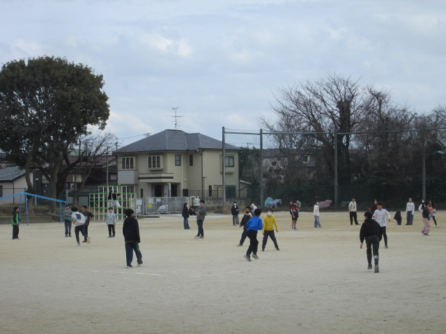 送る会の後の6年生①
