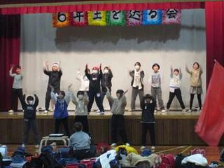 送る会の練習(5年生)②