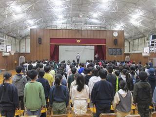 卒業式の練習①