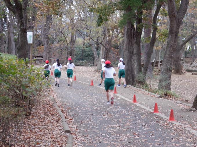 その後、女子→男子の順に、本番同様に走ってみました。