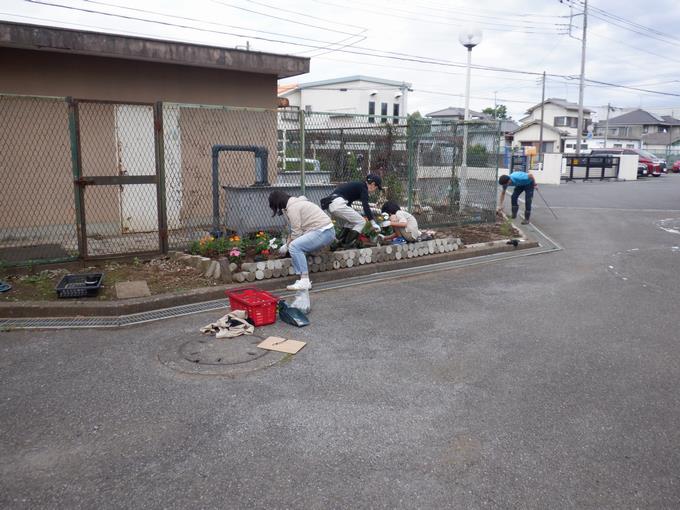 お花ボランティア、委員会活動1