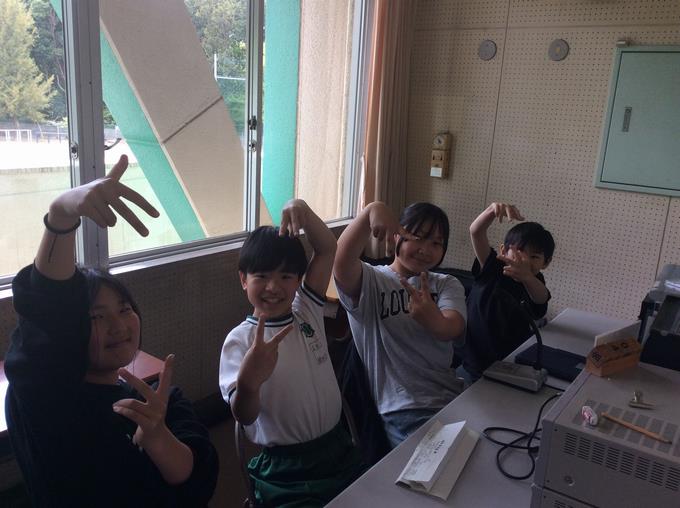 給食委員会＆放送委員会（今日の担当）